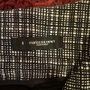 Black and white pants